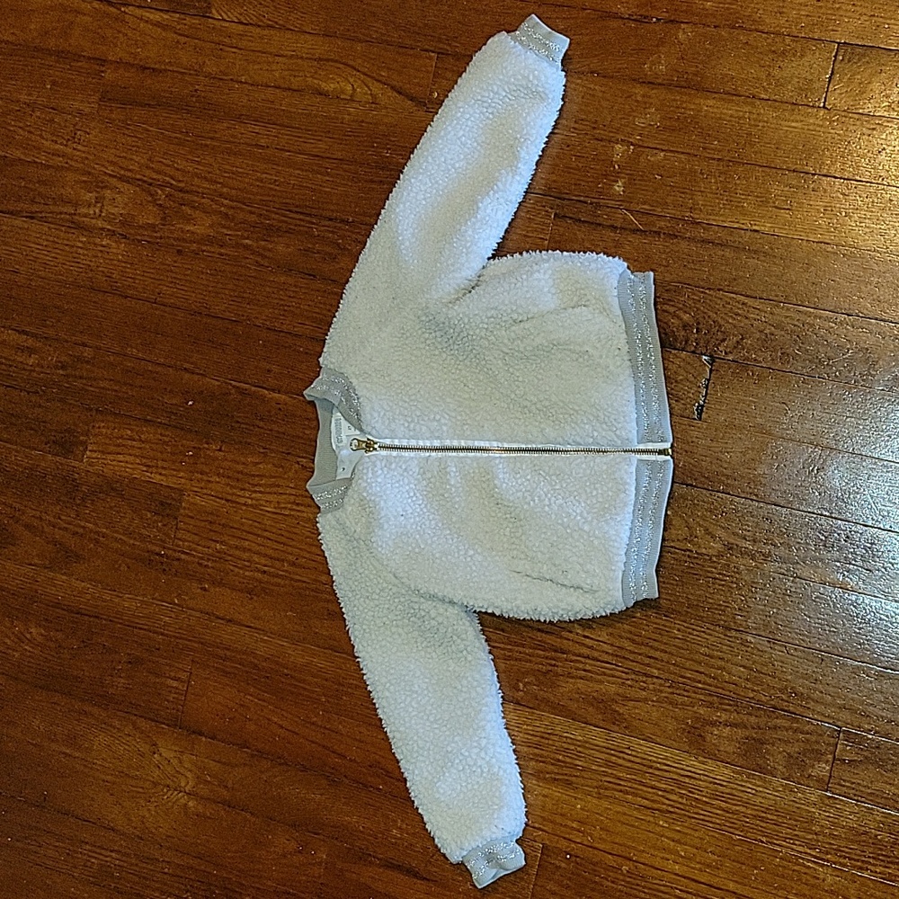 Kids fleece baseball style jacket